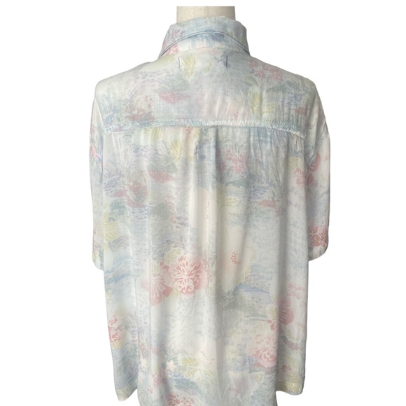 We the Free Pale Tropical Print Shirt - Picture 5 of 12